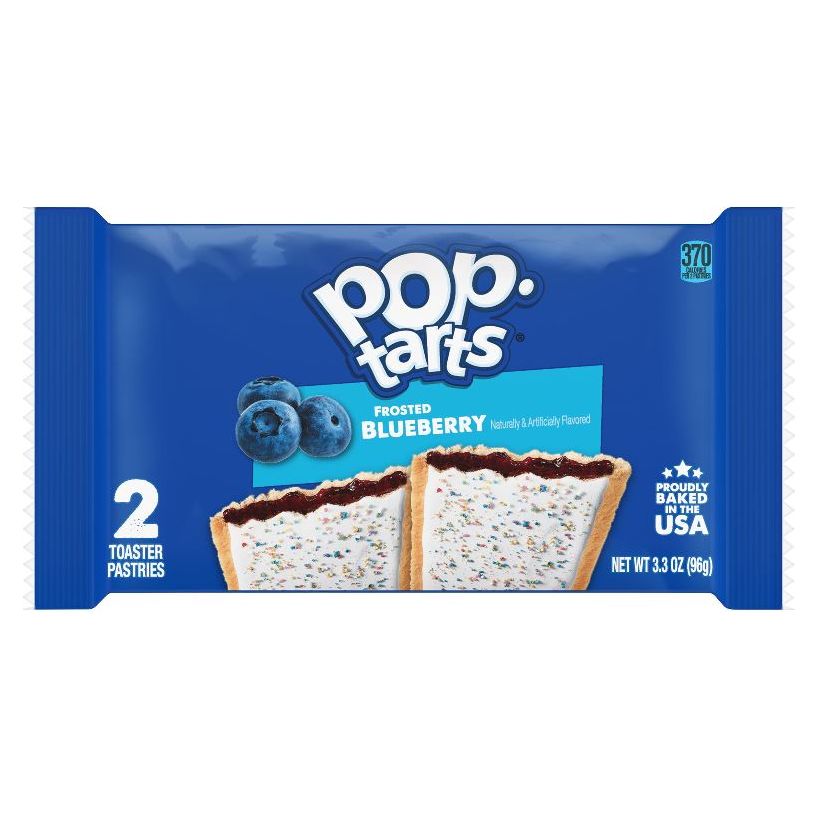 Pop Tarts 2s Frosted Blueberry 3.3oz 6ct - candynow.ca