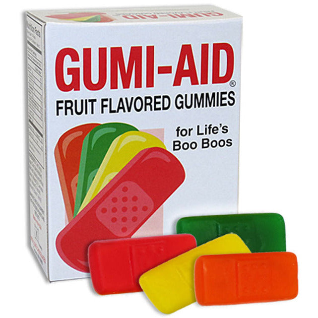 GUMI-AID Gummies Band Aid 3oz 12ct - candynow.ca