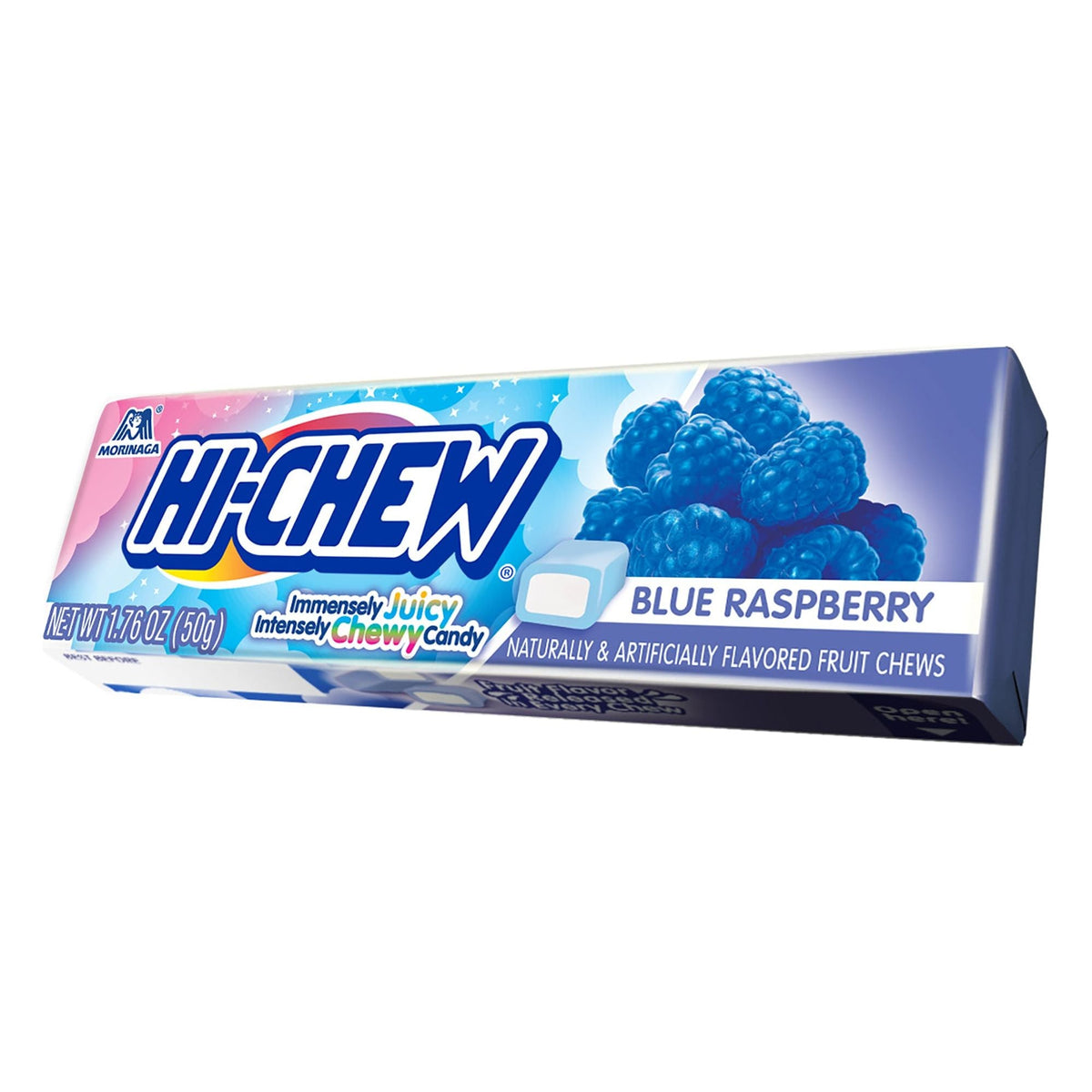 Hi Chew Fruit Chews Blue Raspberry 1.76oz 15ct - candynow.ca