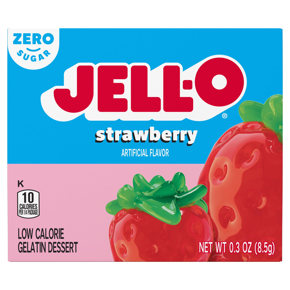 Kraft Jell-O Sugar Free Strawberry 0.3oz