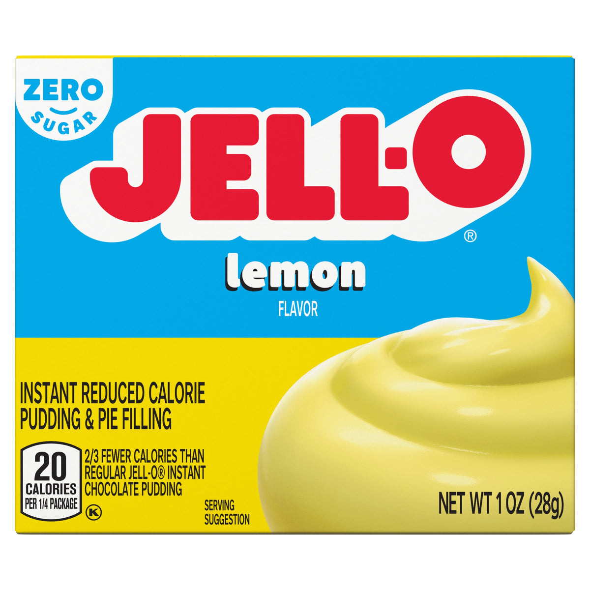 Kraft Jell-O Instant Pudding Sugar Free Lemon 1oz 24ct - candynow.ca