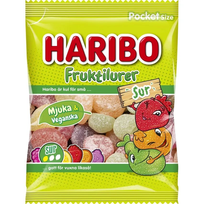 Haribo Sour Fruits 75g (Sweden)