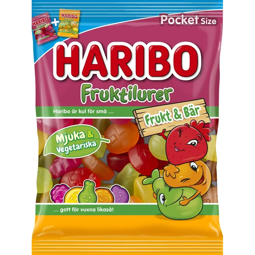 Haribo Fruit and Berries 80g (Sweden)