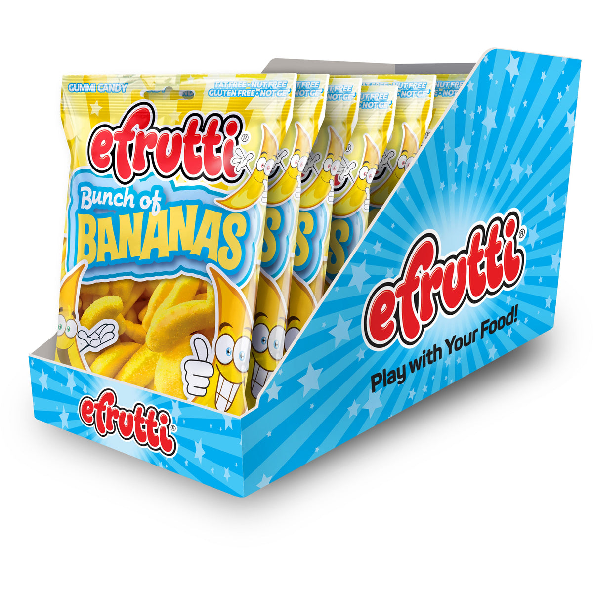 E-Frutti Bunch of Bananas 3.5oz 12ct - candynow.ca