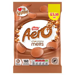 Aero Melts Milk Chocolate Sharing Bag 80g (UK)