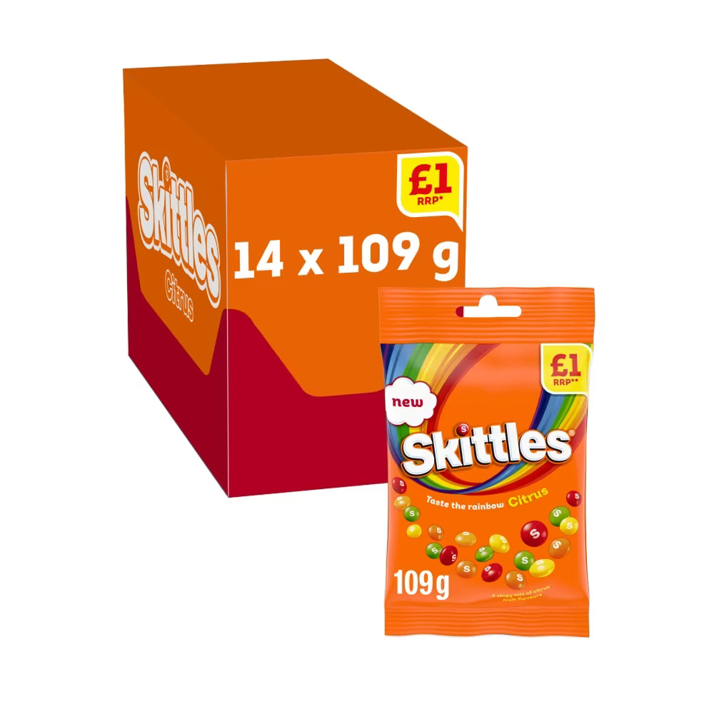 Skittles Citrus Bag 109g (UK)