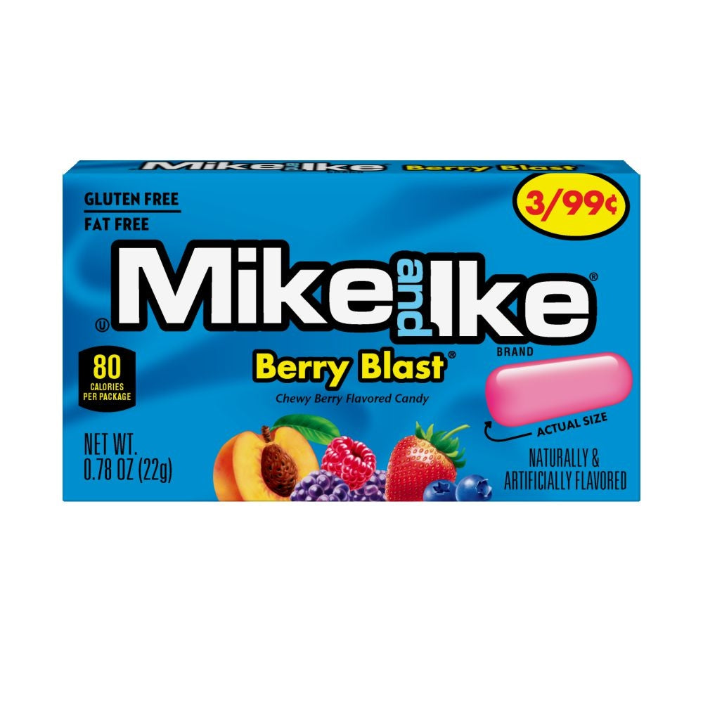 Mike & Ike Berry Blast .78oz 24ct - candynow.ca