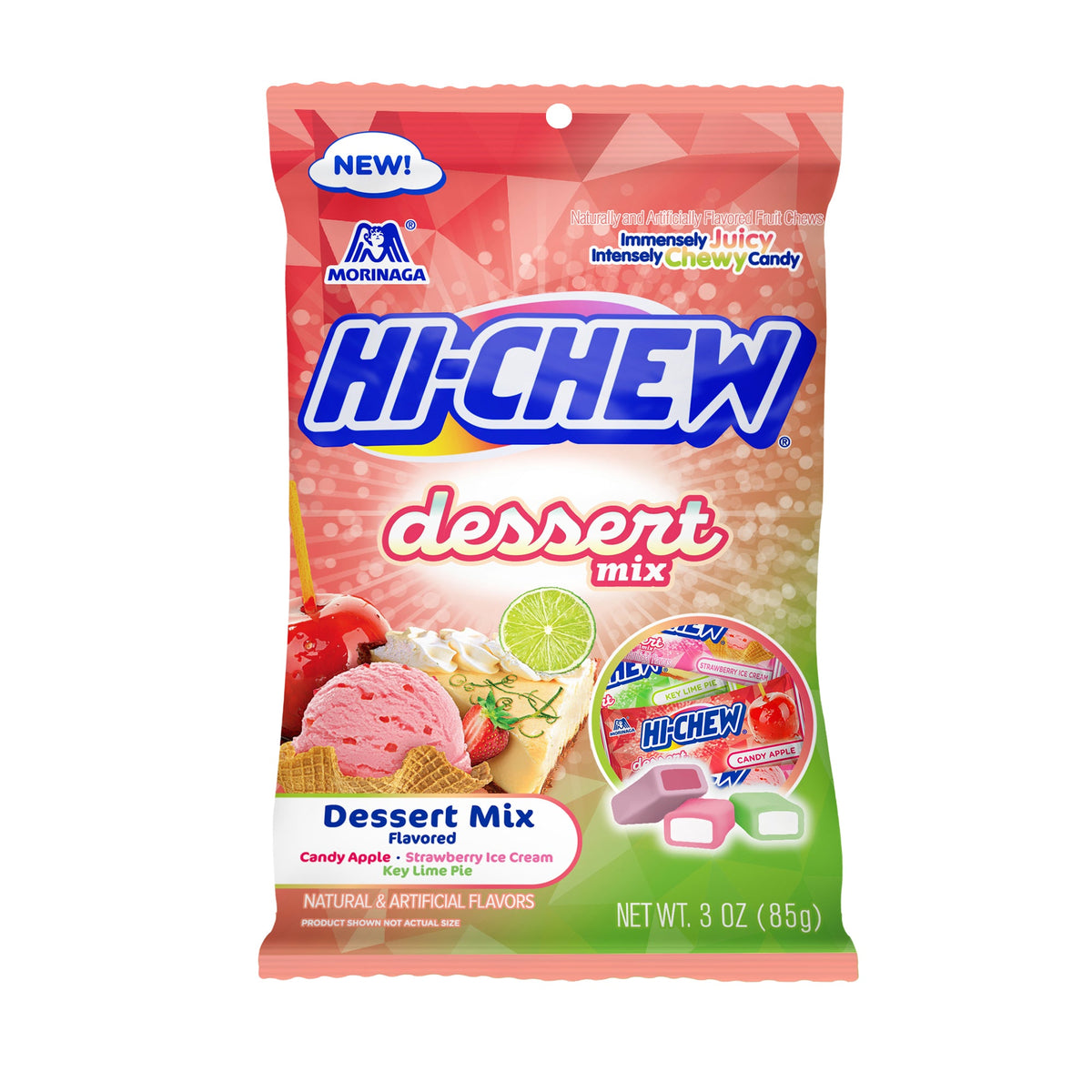 Hi Chew Bag Dessert Mix 3oz 6ct - candynow.ca