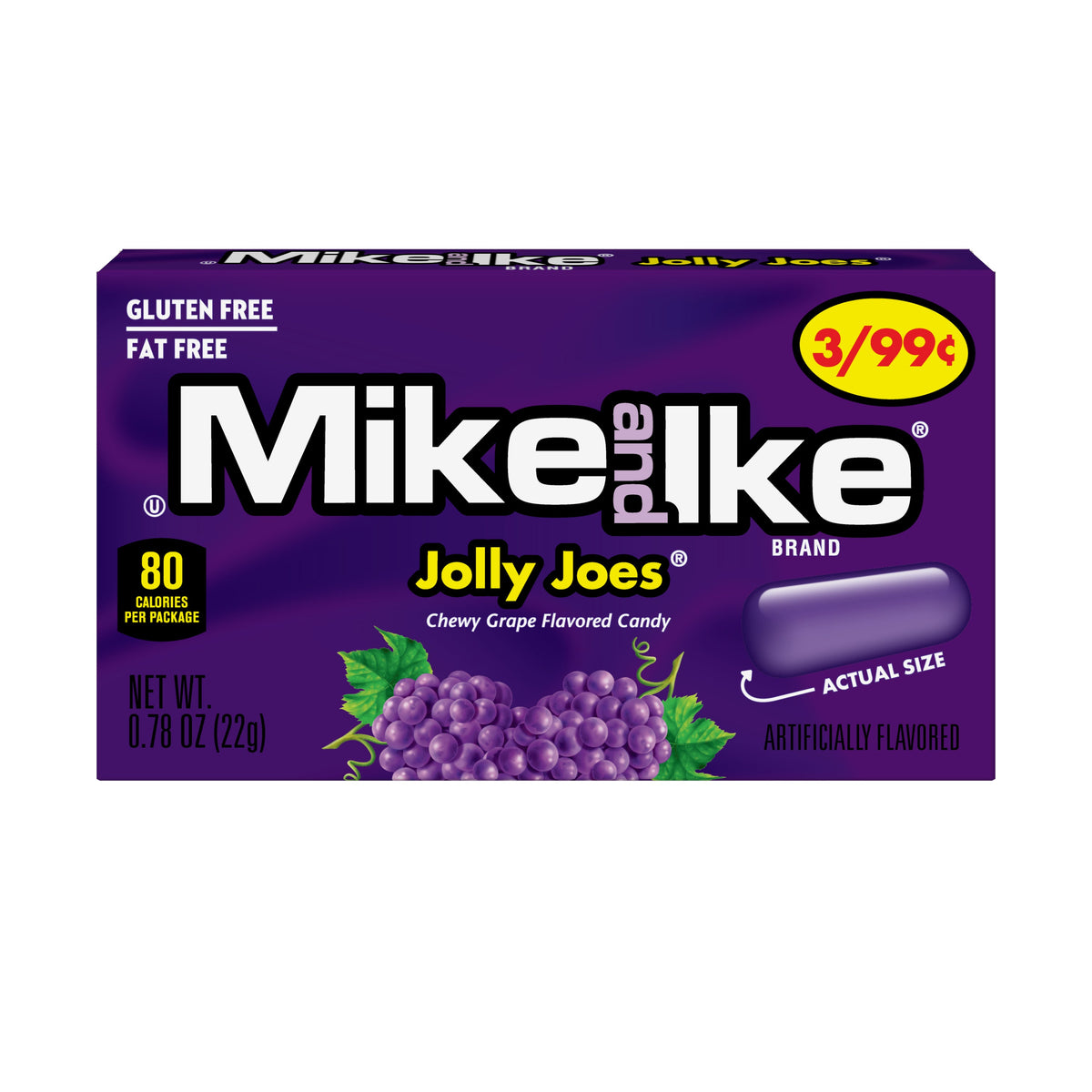 Mike & Ike Jolly Joes . 78oz