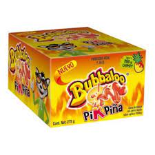 Bubbaloo Pika Pina - Pineapple 47ct (Mexico) - candynow.ca