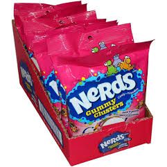 Canada Nerds Gummy Clusters Peg Bag Display 142g 10ct (CAN) - candynow.ca