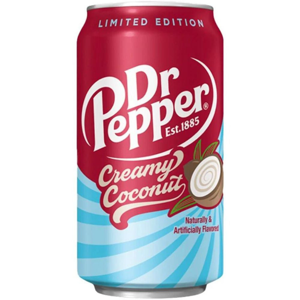 Dr Pepper Creamy Coconut Soda 12oz