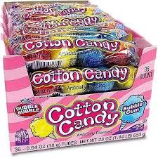 Dubble Bubble Cotton Candy 4-Ball Tube