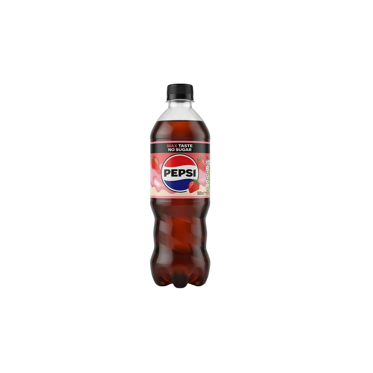 Pepsi Max Strawberry & Cream Bottle 500ml (UK)