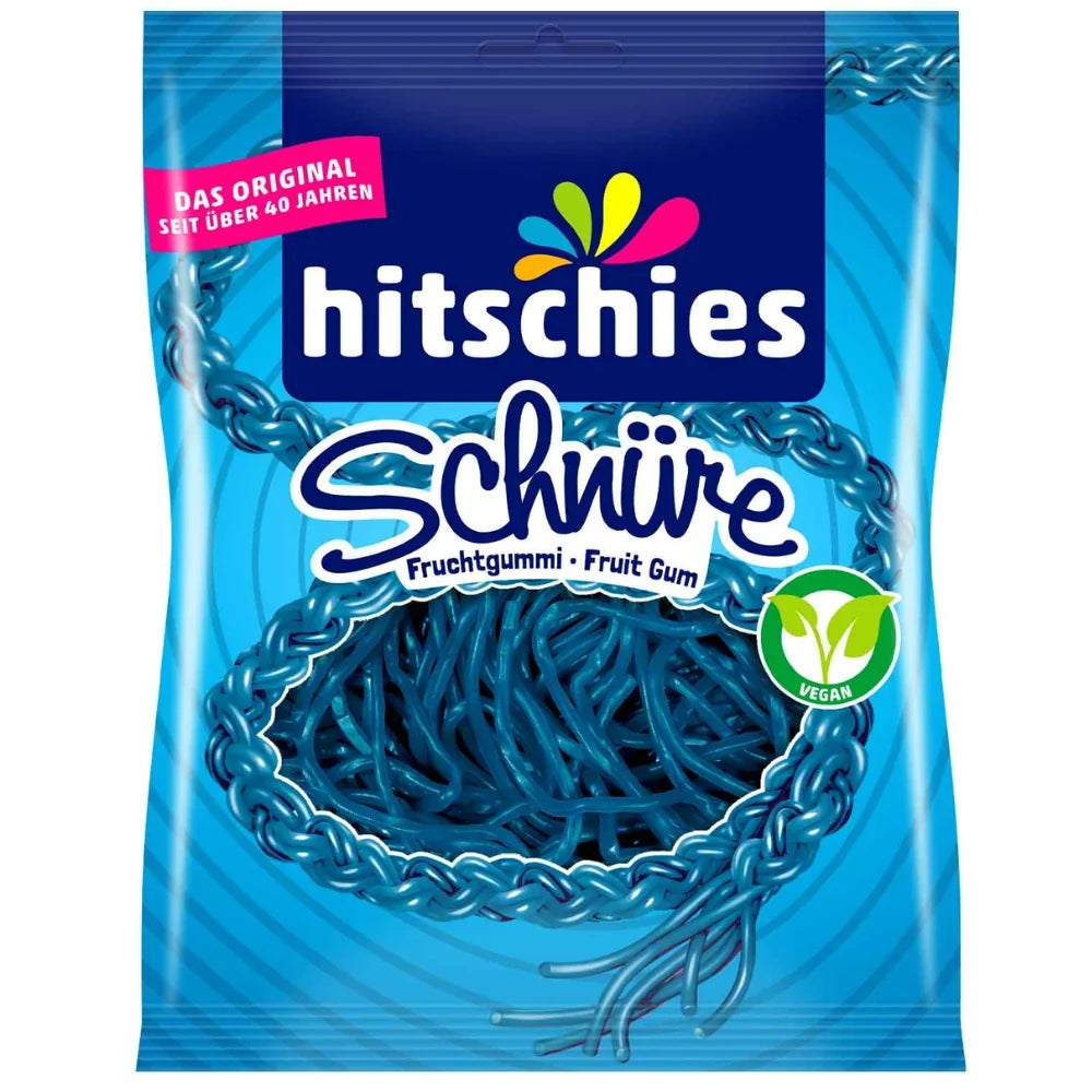 Hitschies Strings Blue Peg Bags 125g (Europe)