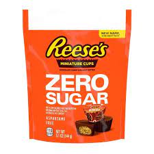 Reese's Mini Cups Zero Sugar Pouch 5.1oz 8ct - candynow.ca