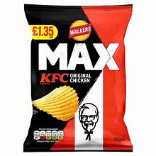 Walkers Max KFC Original Chicken 70g (UK)