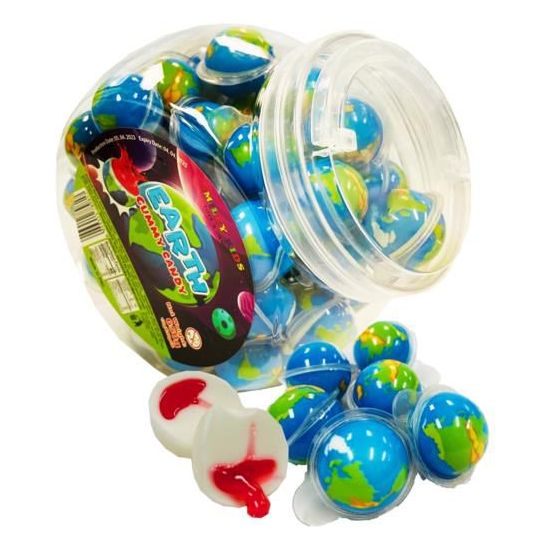 Smiley Kids Juice Filled Gummy Candy Earth
