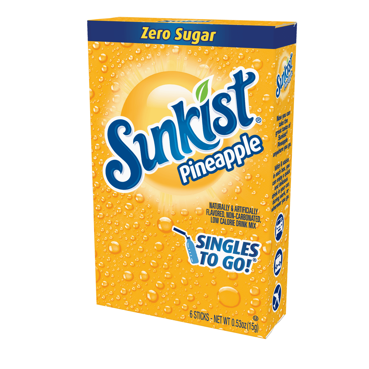 Sunkist - Pineapple Singles To Go 0.53oz