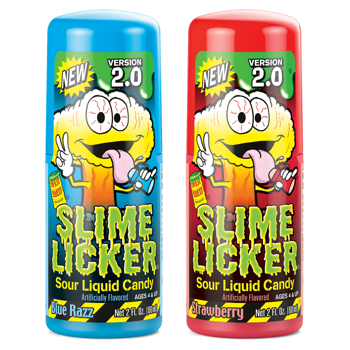 Toxic Waste Slime Licker 2.0 Blue Razz & Strawberry 2oz 12ct - candynow.ca
