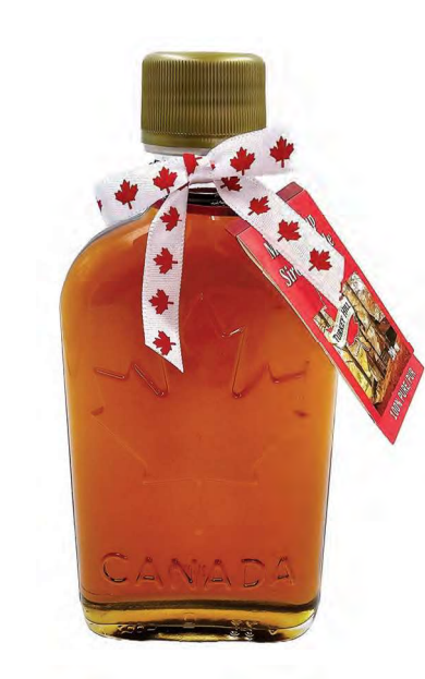 Pure Maple Syrup Canada Flask Amber 200ml (Canada)