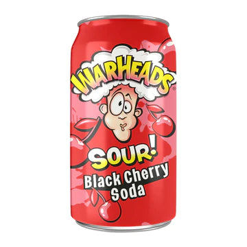 Warheads Sour Soda Black Cherry 12oz