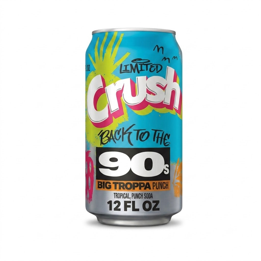 Crush Back to the 90s Big Troppa Punch Soda 12oz
