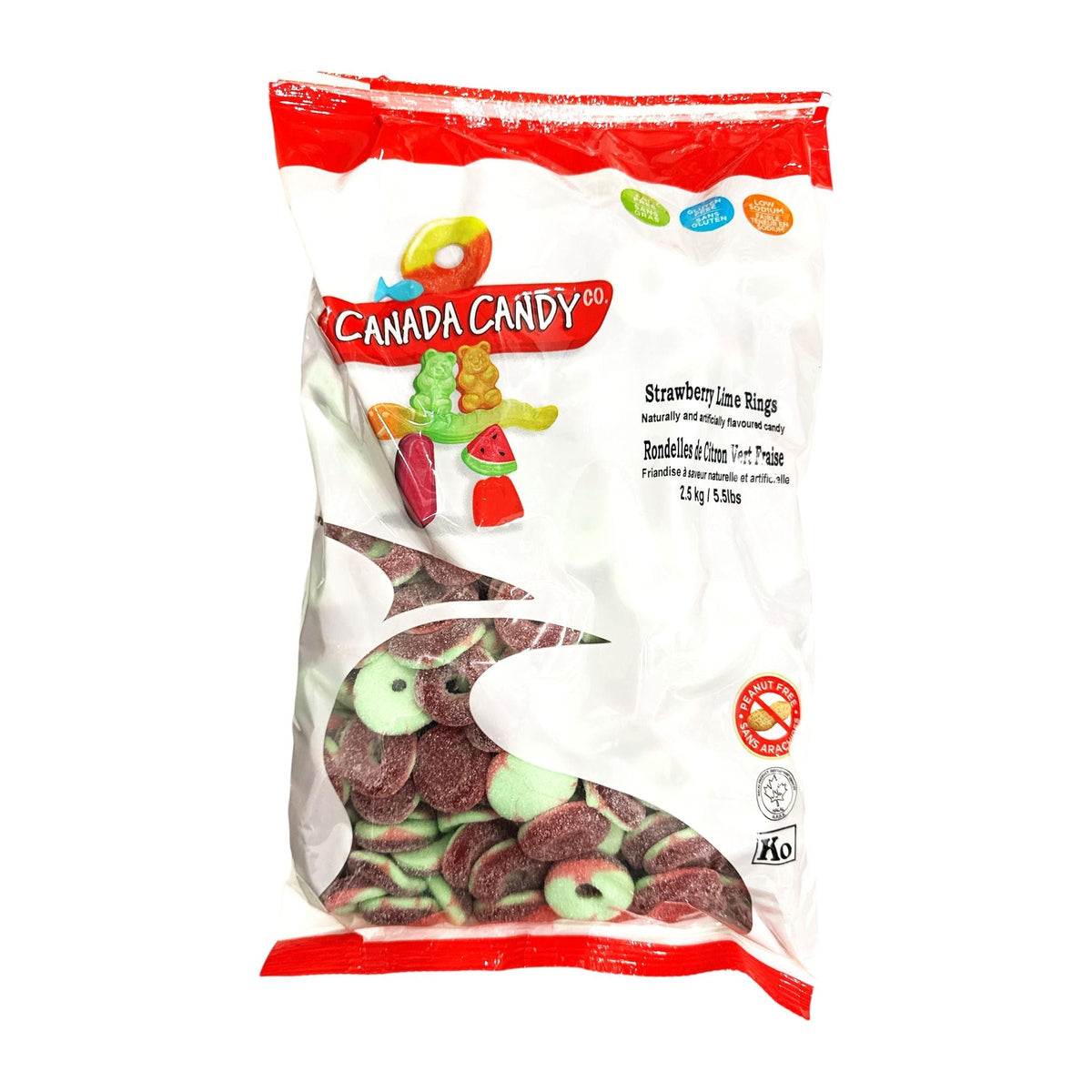 Canada Candy Co Strawberry Lime Rings 2.5kg (Canada)