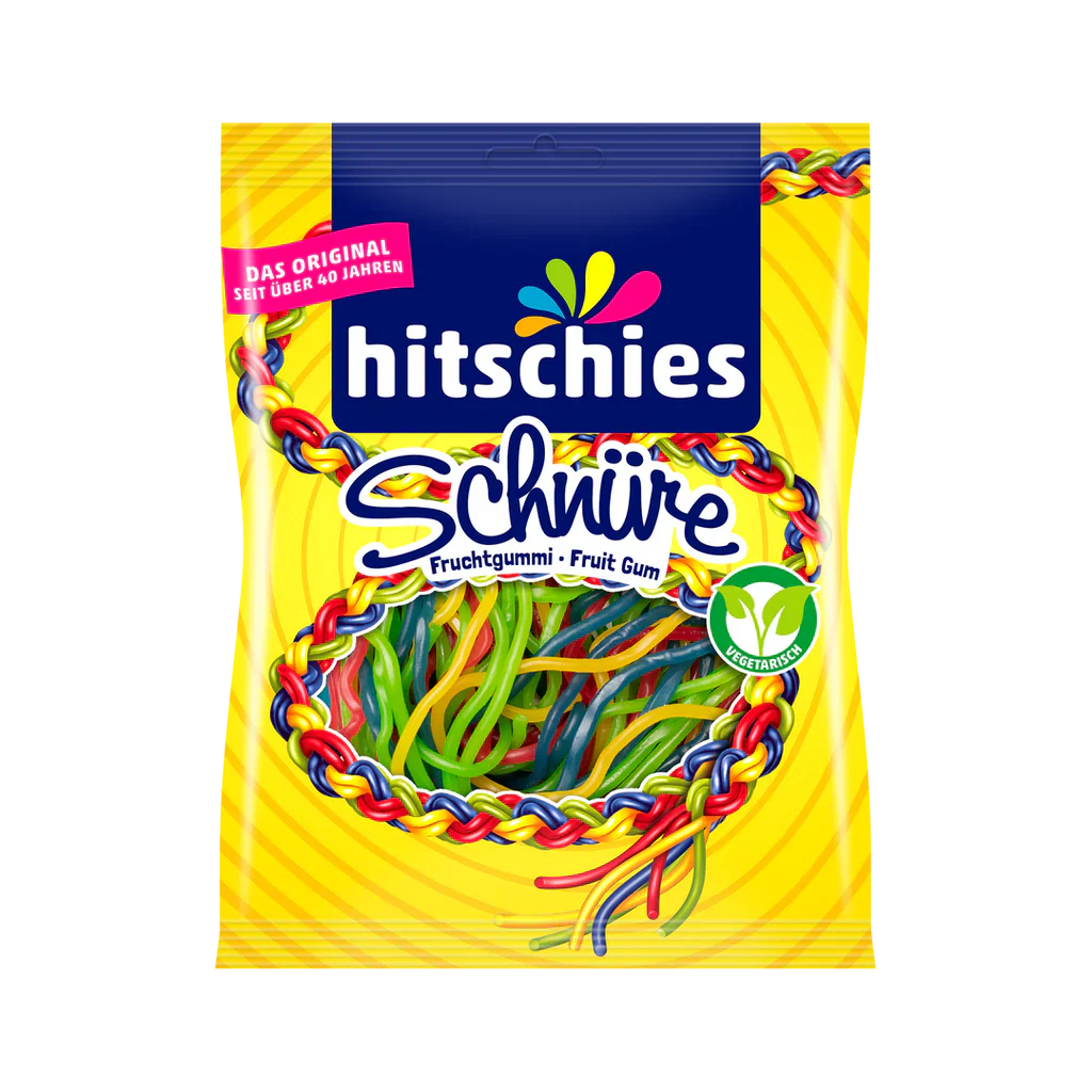 Hitschies Colorful Laces Gummies 125g (Europe)