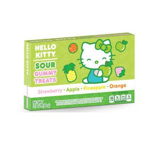 Hello Kitty Fruit Sour Gummi Treats 3.1 oz 12oz - candynow.ca