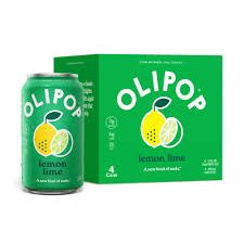 OLIPOP Lemon Lime Soda 12oz