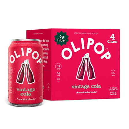 OLIPOP Vintage Cola Soda 12oz