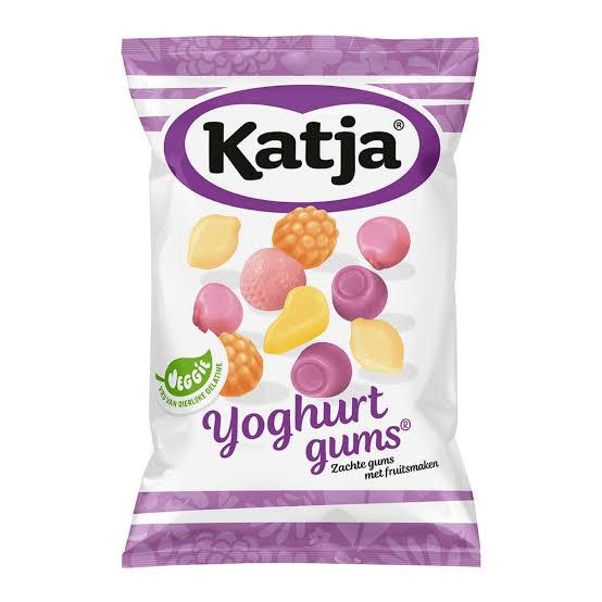 Katja Yoghurt Gums Peg Bag 65g (Netherlands)