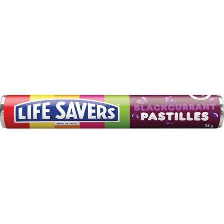 Life Savers Blackcurrant Pastilles 34g (Australia)