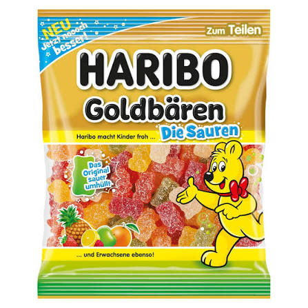 Haribo Sour Gold Bears 175g (Europe)
