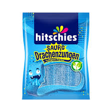 Hitschies Blue Dragon Tongues Peg Bag 125g (Europe)
