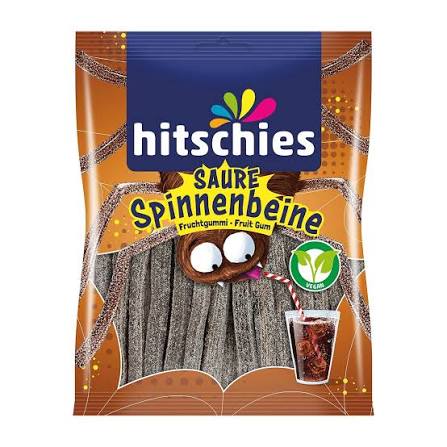 Hitschies Sour Spider Legs Cola Peg Bag 125g (Europe)