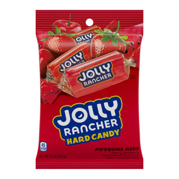 Jolly Rancher Peg Bag Hard Awesome Reds 6.5oz