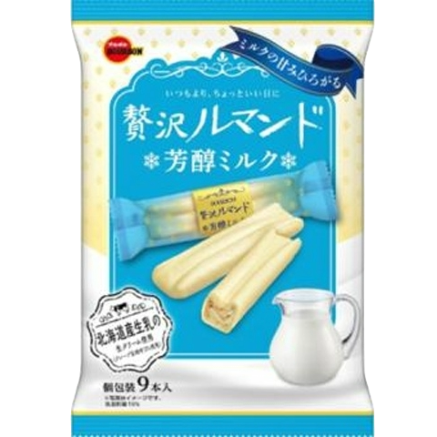 Bourbon Rich Lemand Crepe Milk Cookie 124g (Japan)