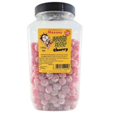 Maxon's Stupidly Sour Cherry Jar 3KG (UK)