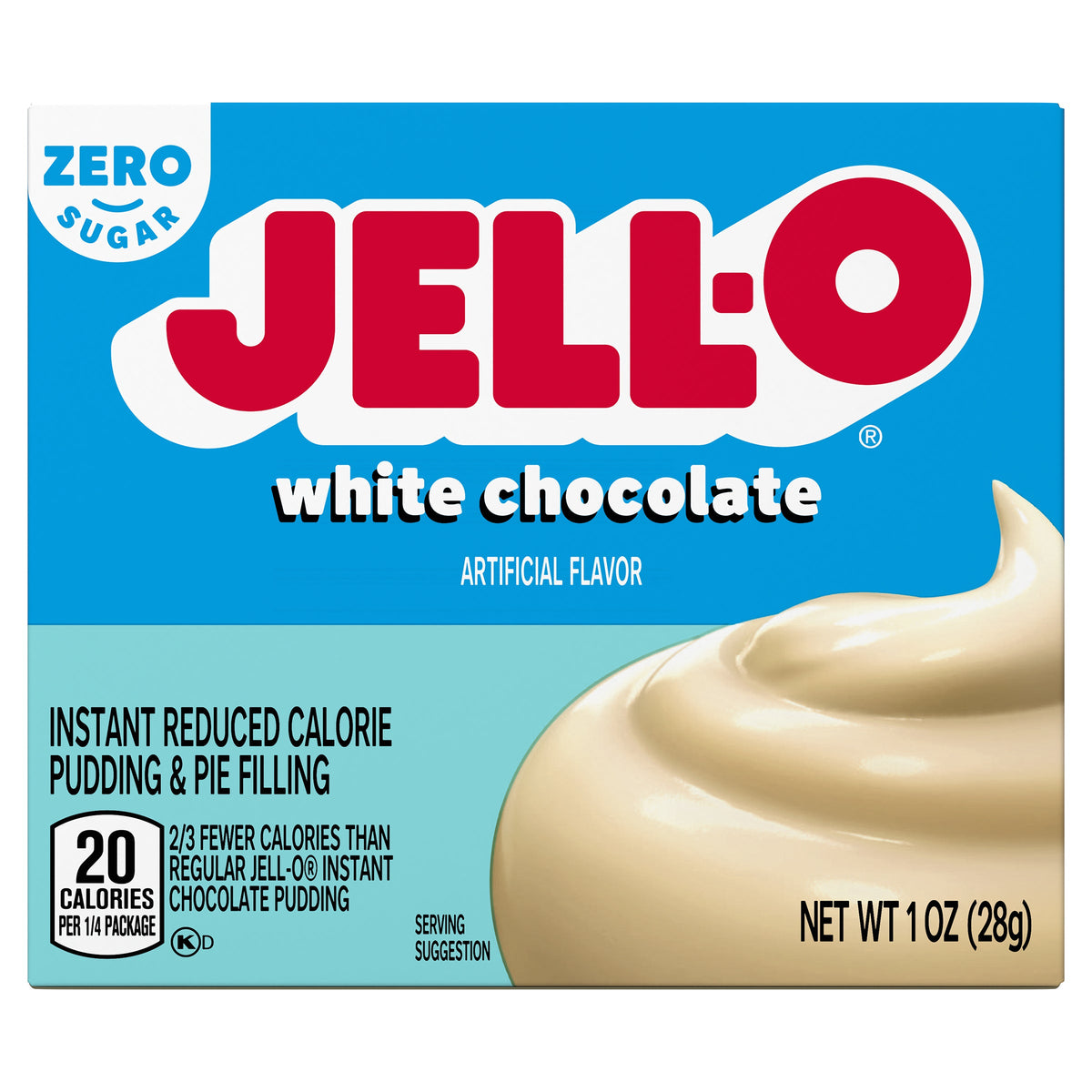 Kraft Jell-O Instant Pudding Sugar Free White Chocolate 1oz 24ct - candynow.ca