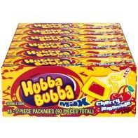 Hubba Bubba 5pc Gum Max Cherry Lemonade 18ct - candynow.ca
