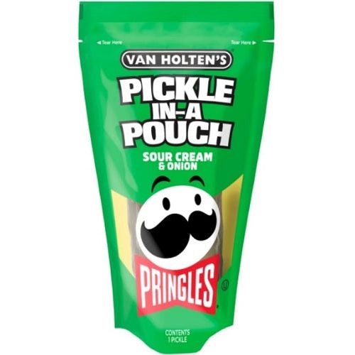 Van Holten's Jumbo Pickle Pringles Sour Cream & Onion 5oz
