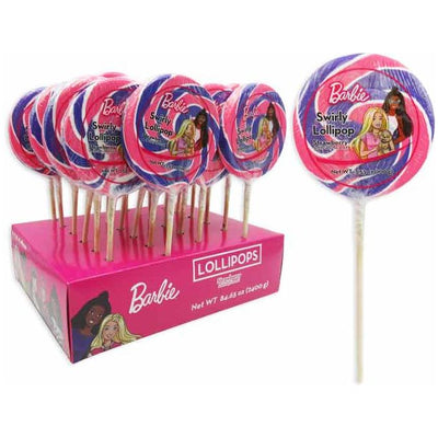Barbie Swirly Lollipop 3.53oz