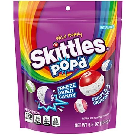Skittles Popd Wild Berry Standup Bag 5.5oz