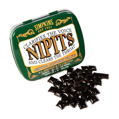 Nipits Menthol Liquorice Pellets 12g (UK)