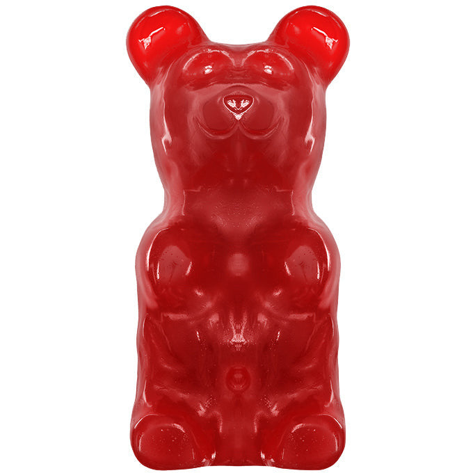 World's Largest Gummy Bear Cherry, Blue Raspberry, Sour Apple 5lb (2.26kg) NEW BLISTER PACKING (FIRM, STANDS ON THE SHELF) 2.26kg