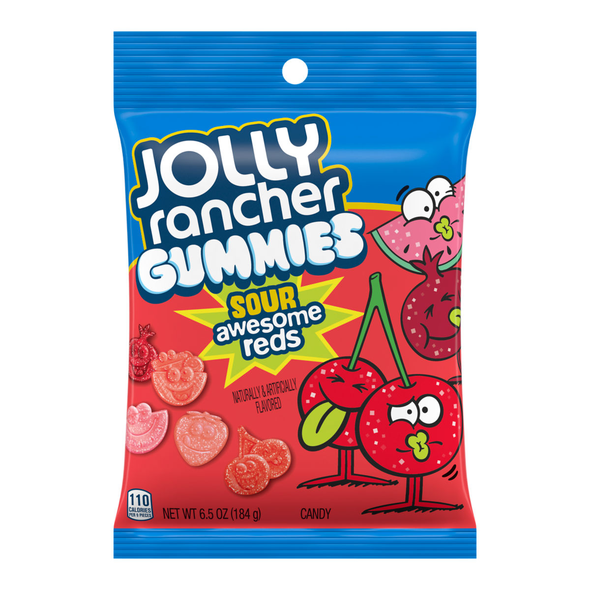 Jolly Rancher Gummies Sour Awesome Reds Peg Bag 6.5oz 12ct [SEP 01, 2026] - candynow.ca