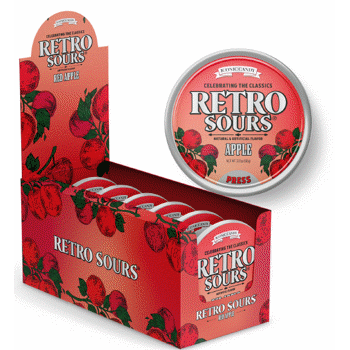 Iconic Retro Sours Apple 60g Tin 60g
