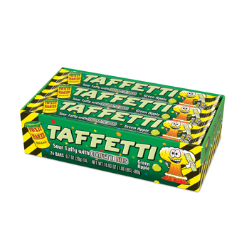 Toxic Waste Taffetti Green Apple .7oz 24ct - candynow.ca